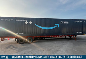 Custom ISO Shipping Container Decal Stickers | Update or Replace The Decals On Your Shipping Container