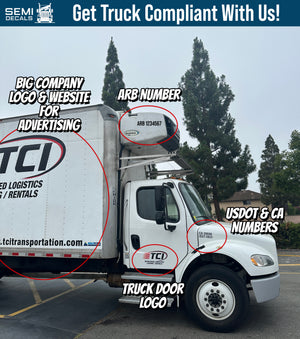 Get Truck Compliant With Us! Get Your Business Up To Code & Advertise!