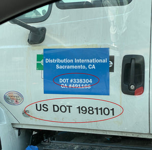 Error & Mistakes When Displaying Your USDOT Number Decal Outside Of Your Commercial Vehicle