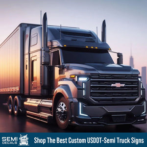 Shop The Best Custom USDOT Semi-Truck Signs Online