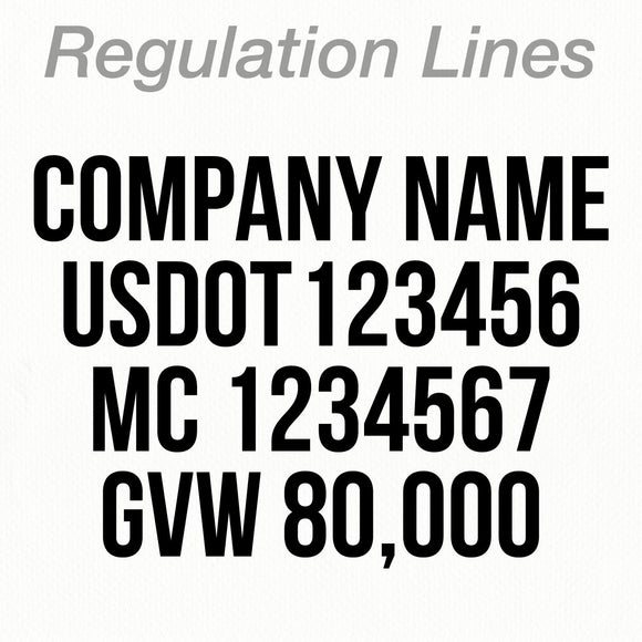 regulation lines usdot mc gvw