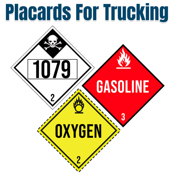 trucking placards