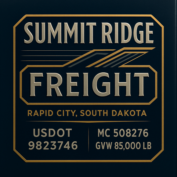 Custom Designed Semi-Truck, Work Truck, Hot Shot, Truck Door Decal Sticker Lettering | Includes Company/Business Name, City, State, USDOT, MC, GVW, CA, KYU Regulation Numbers