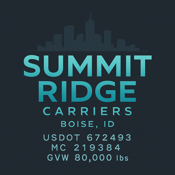 Custom Designed Semi-Truck, Work Truck, Hot Shot, Truck Door Decal Sticker Lettering | Includes Company/Business Name, City, State, USDOT, MC, GVW, CA, KYU Regulation Numbers