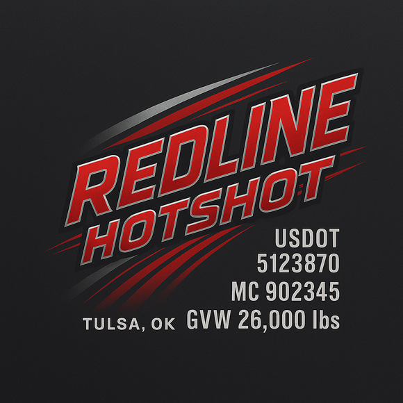 Custom Designed Semi-Truck, Work Truck, Hot Shot, Truck Door Decal Sticker Lettering | Includes Company/Business Name, City, State, USDOT, MC, GVW, CA, KYU Regulation Numbers
