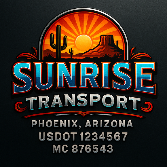 Custom Designed Semi-Truck, Work Truck, Hot Shot, Truck Door Decal Sticker Lettering | Includes Company/Business Name, City, State, USDOT, MC, GVW, CA, KYU Regulation Numbers