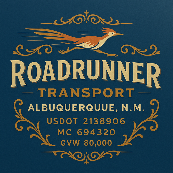 Custom Designed Semi-Truck, Work Truck, Hot Shot, Truck Door Decal Sticker Lettering | Includes Company/Business Name, City, State, USDOT, MC, GVW, CA, KYU Regulation Numbers