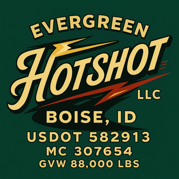 Custom Designed Semi-Truck, Work Truck, Hot Shot, Truck Door Decal Sticker Lettering | Includes Company/Business Name, City, State, USDOT, MC, GVW, CA, KYU Regulation Numbers