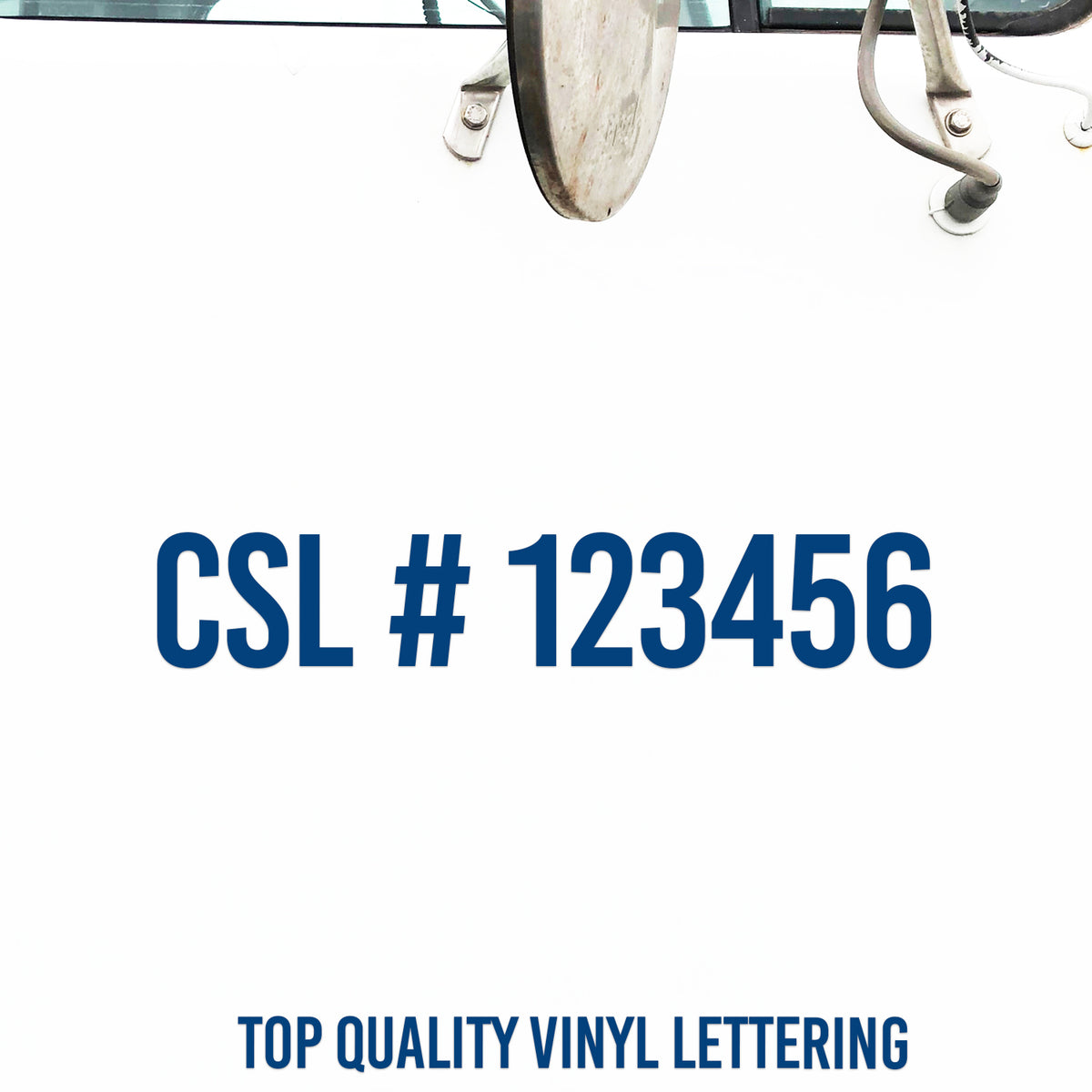 CSL Number Decal Sticker, (Set of 2) – Semi Decals