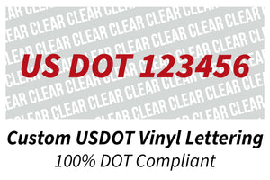 usdot vinyl lettering