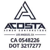 Trucking Company Name with CA & DOT Lettering Decals Stickers