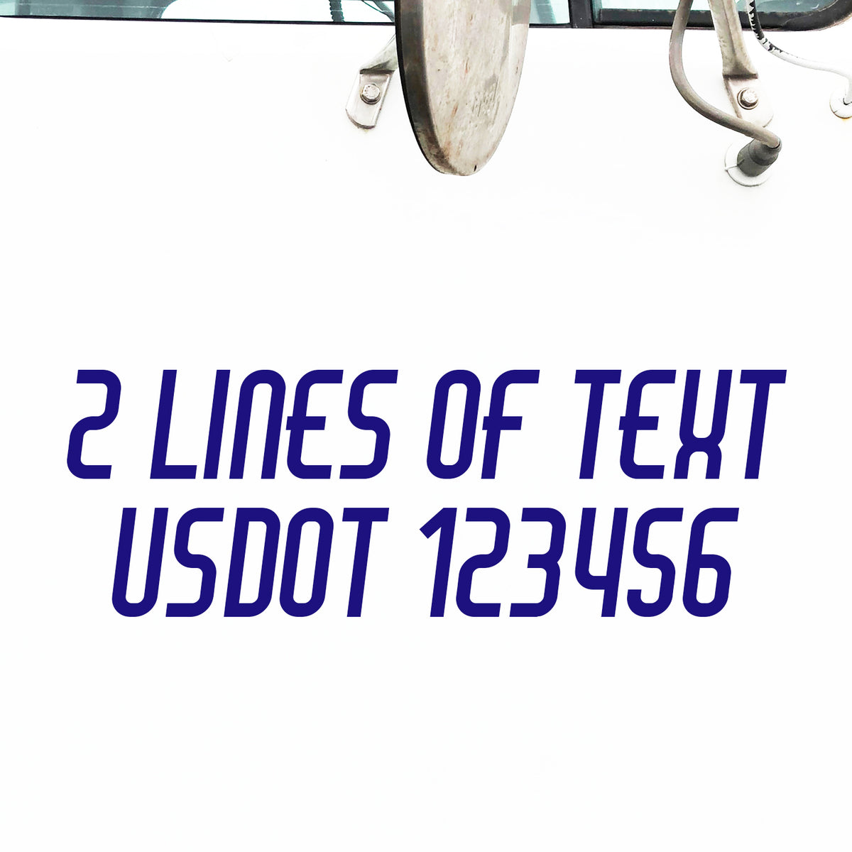 Two Line Truck Decal (Set of 2) – Semi Decals