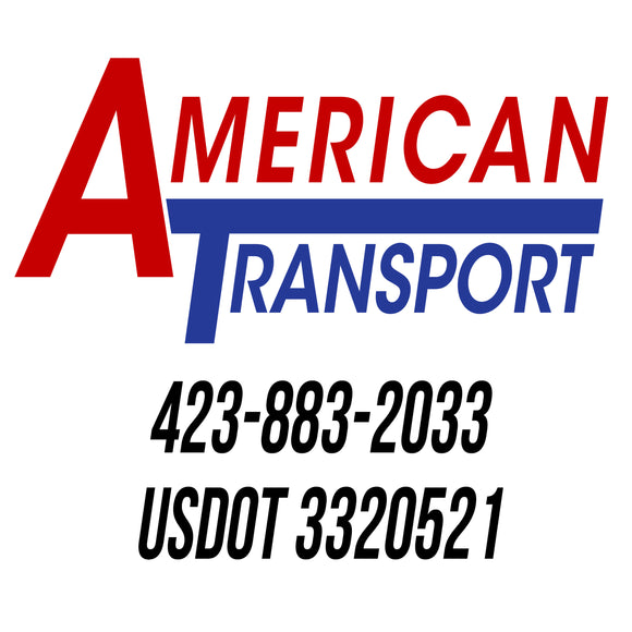 Trucking Company Door Decal with USDOT Lettering Decals Stickers
