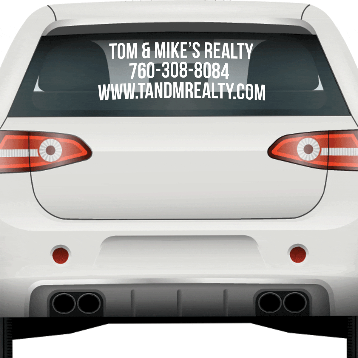 3 Line Rear Windshield Decal – Semi Decals