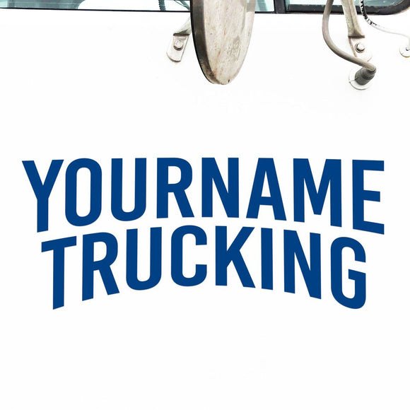 Company Name Decal for trucks