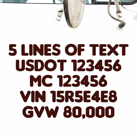 5-lines-of-text-usdot-mc-vin-gvw-truck-decal