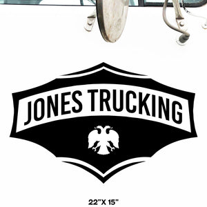 Truck Company Name Decal