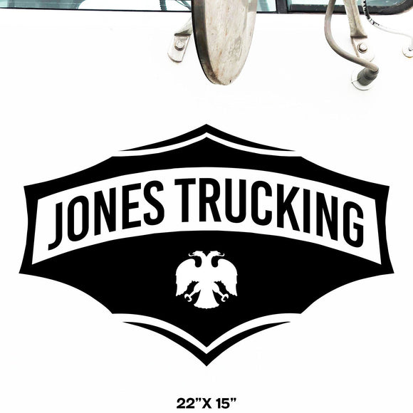 Truck Company Name Decal