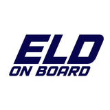 ELD on Board Sticker Decal