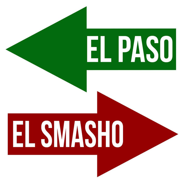 El Paso El Smasho Decal Sticker