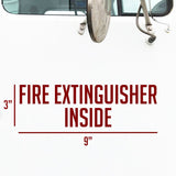 Fire Extinguisher Inside Decal