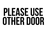 please use other door decal 