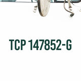 TCP number decal sticker